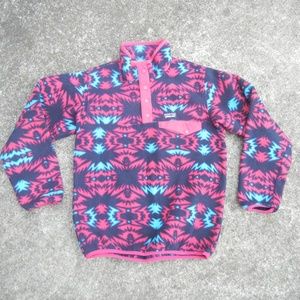 Kids extra Large 14 Patagonia Synchilla t-snap fleece